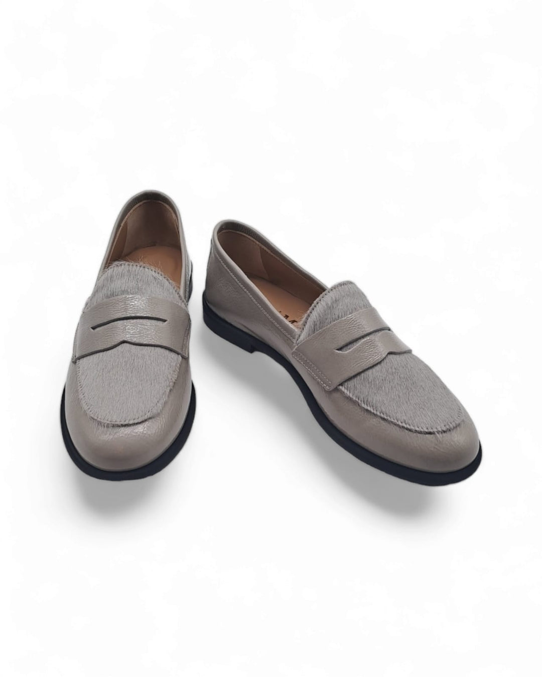 Mocassino Manal Vernice Lite / Cavallino Grigio