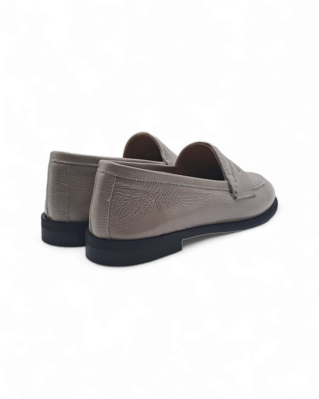 Manal Moccasin Patent Lite / Pony Gray