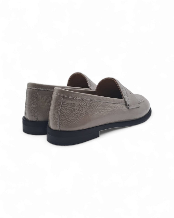 Mocassino Manal Vernice Lite / Cavallino Grigio