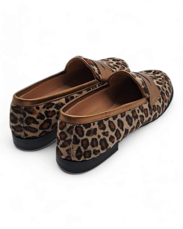 Manal Moccasin Cavallino Lince / Bronze Bendina