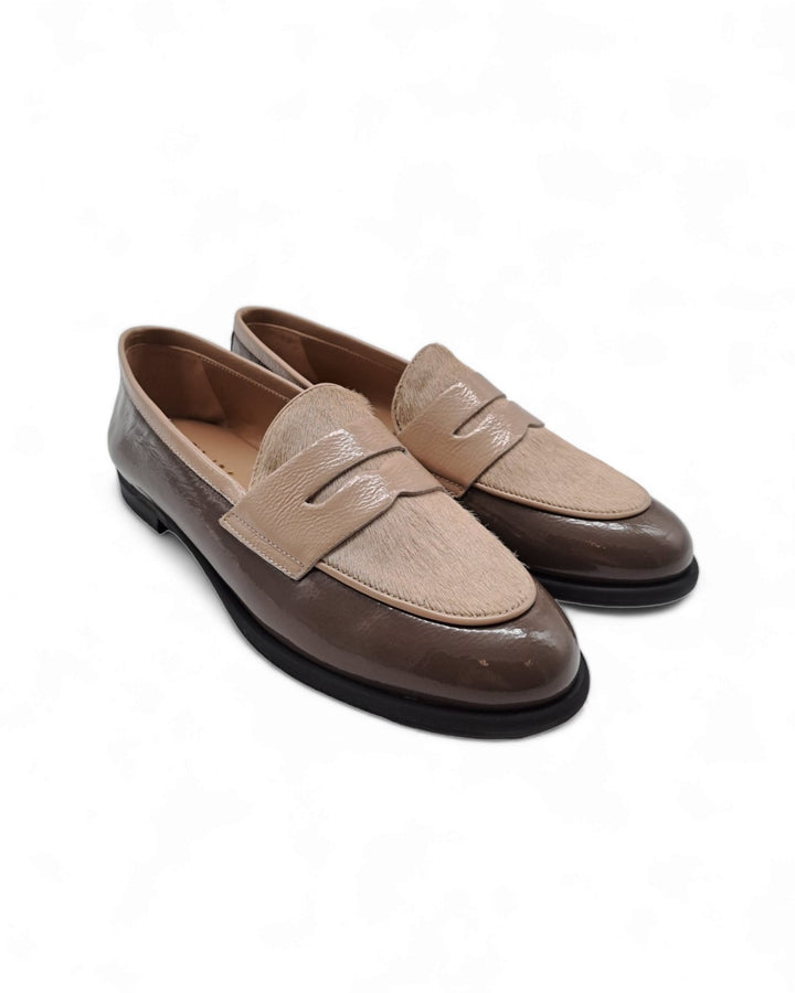 Mocassino Manal Naplak Ecrù / Cavallino Beige