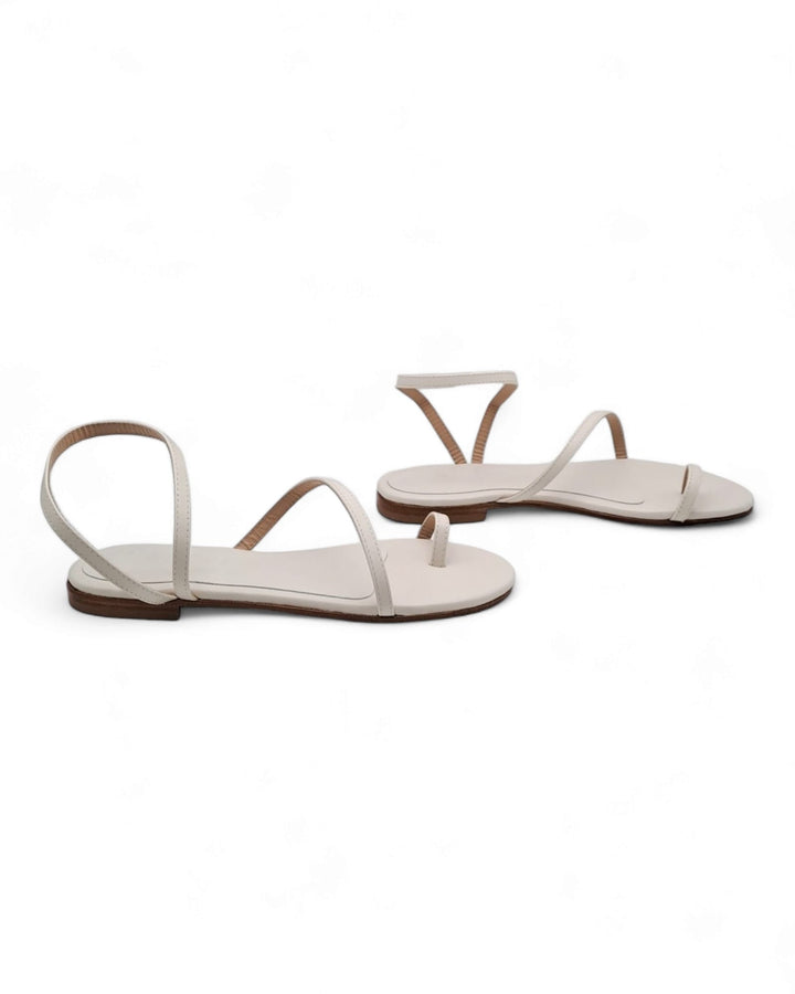 Sissi Cream Nappa Sandal