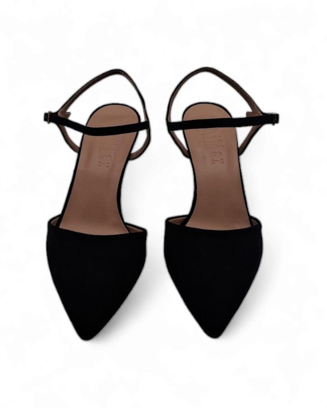 Slingback T5,5 Camoscio Nero