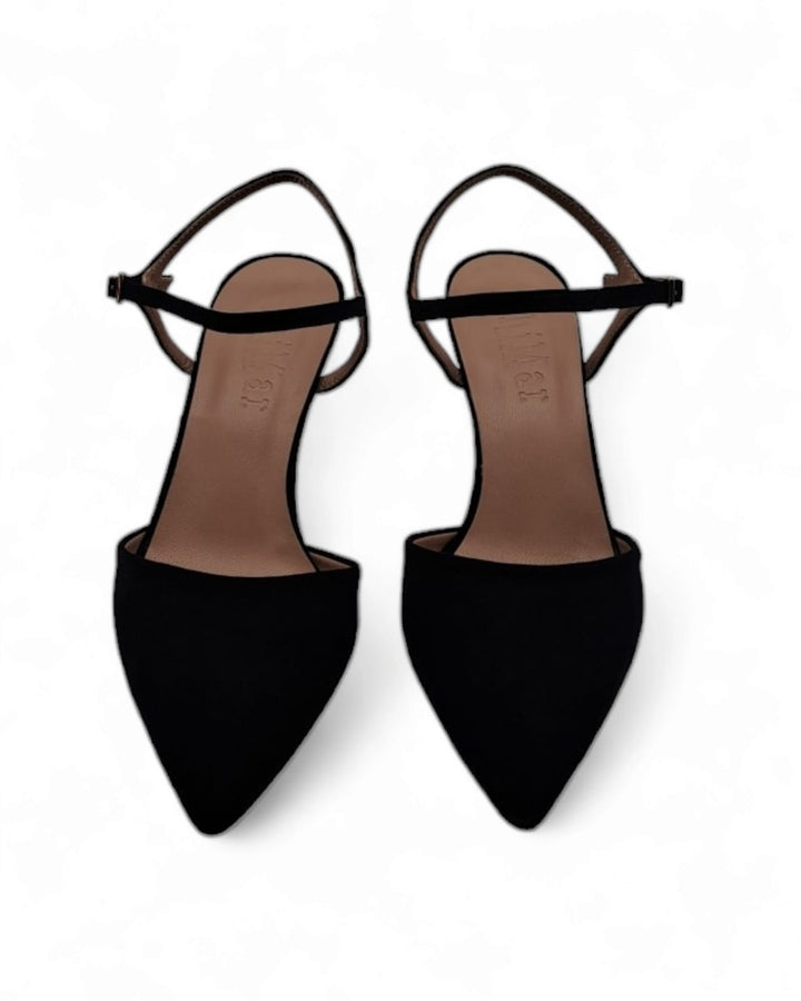 Slingback T5.5 Black Suede