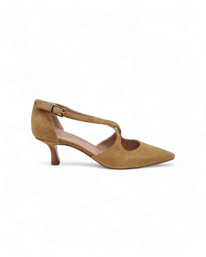 Slingback Sophia Saddle Suede