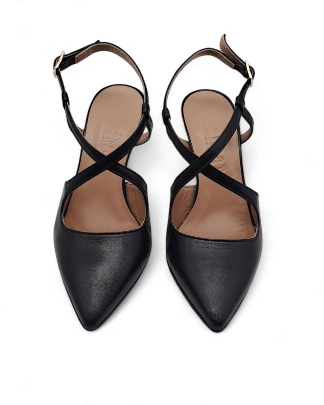 Slingback  Claudia   Nappa Nero