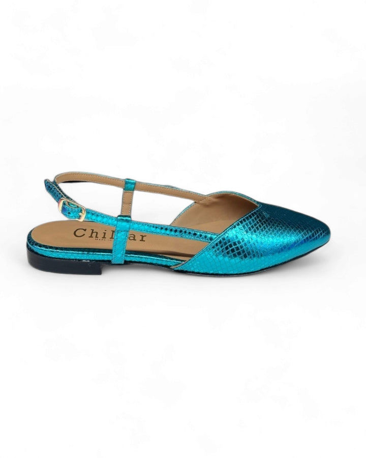 Slingback ChiMar Stampa/Turchese