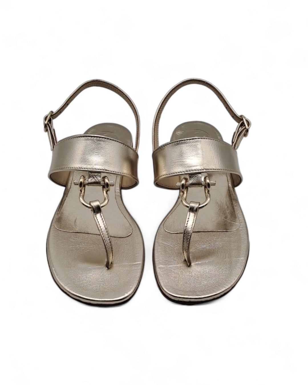 Ravello Platinum Laminate Sandal