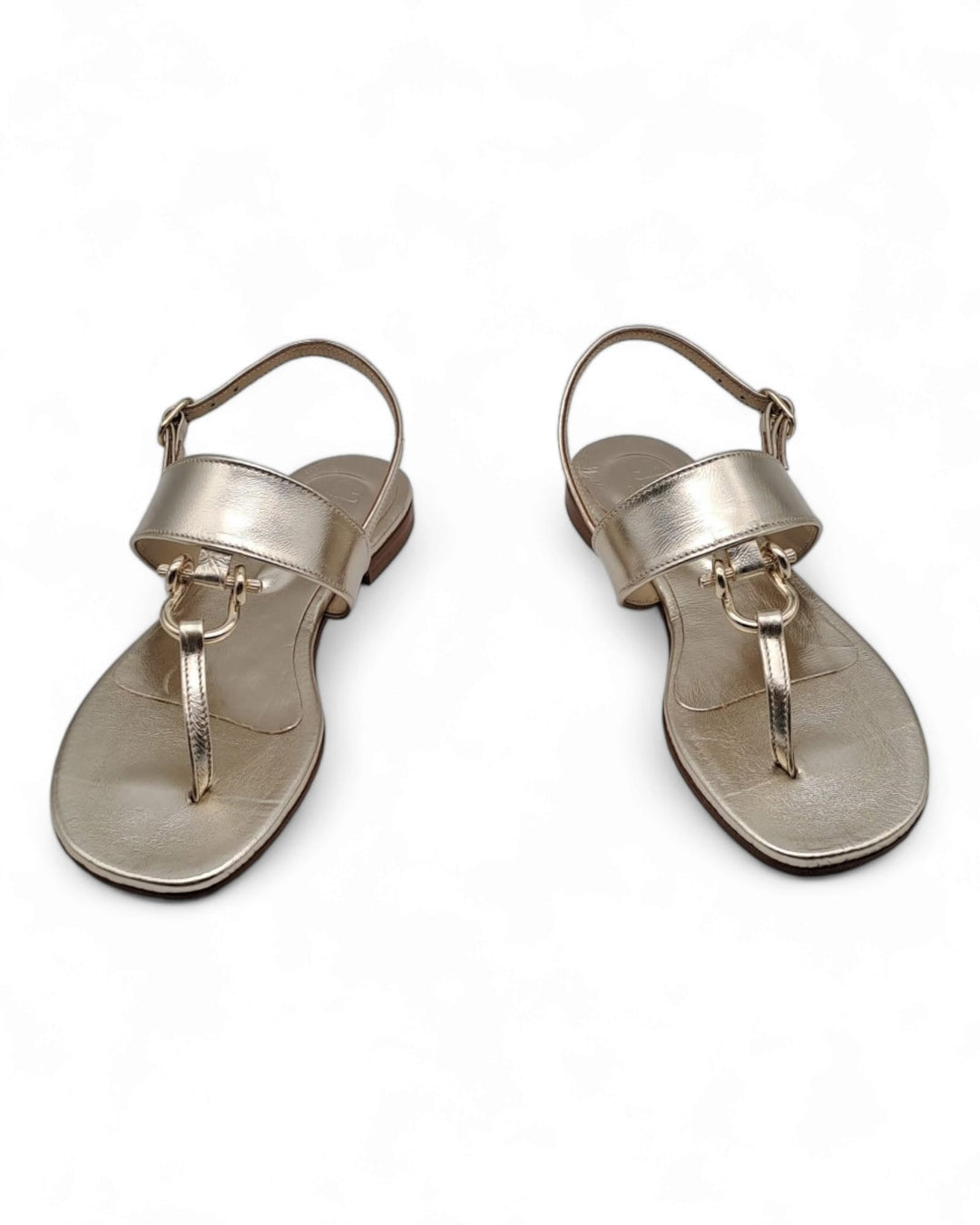 Ravello Platinum Laminate Sandal