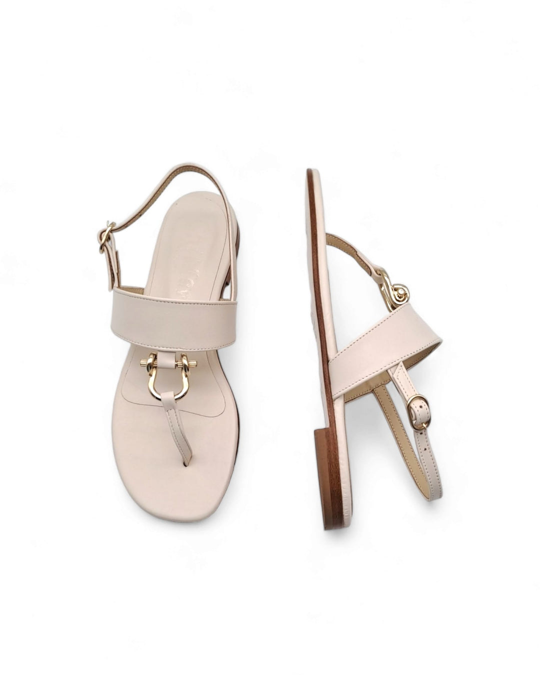 Ravello Cream Nappa Sandal