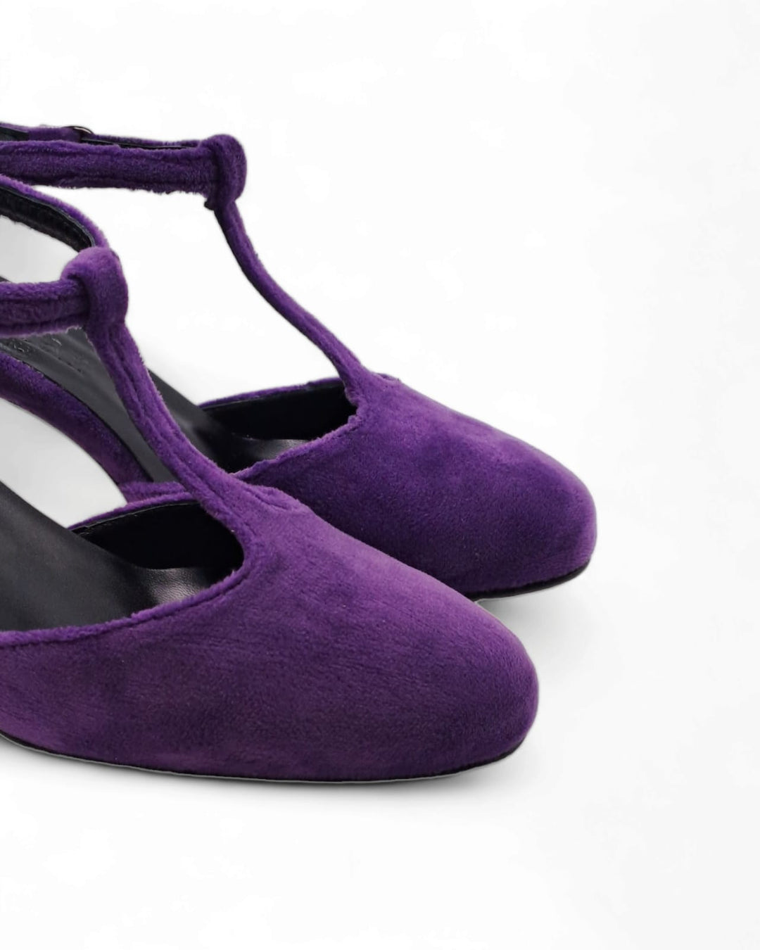 Mary Jane Cinzia Purple Velvet