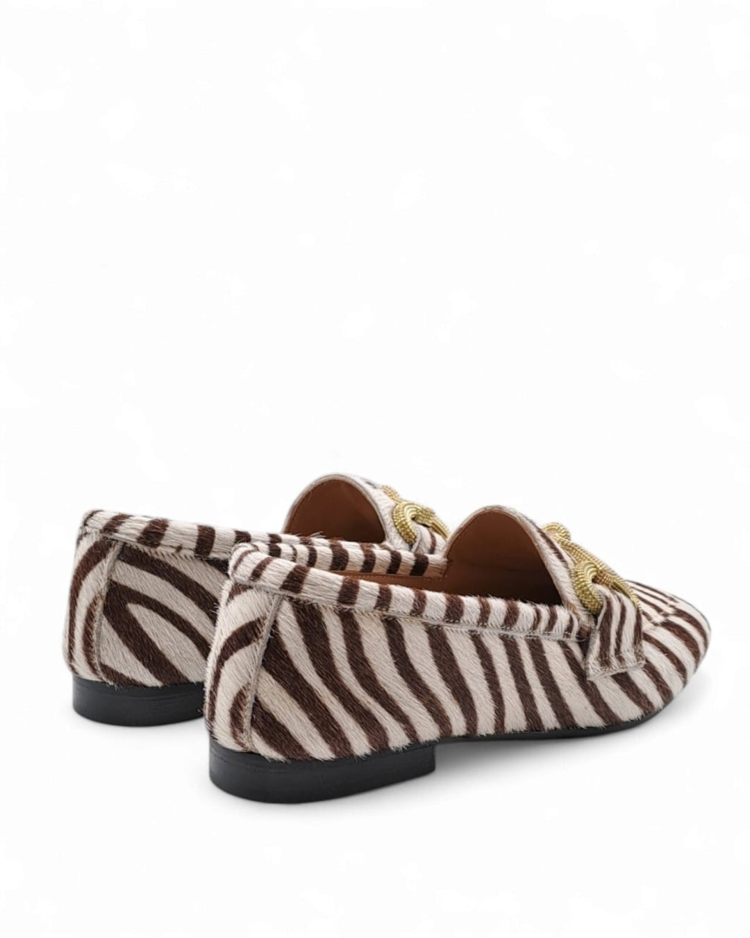 Mocassino Cavallino Zebra Moro