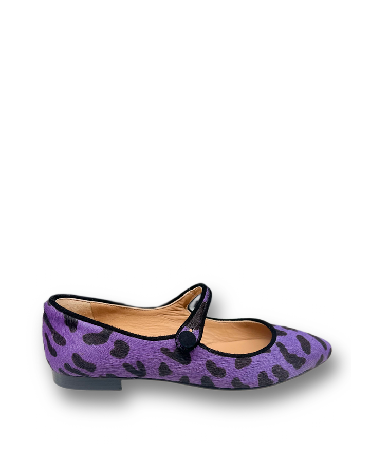 Mary Jane Cavallino Leo Purple/Black