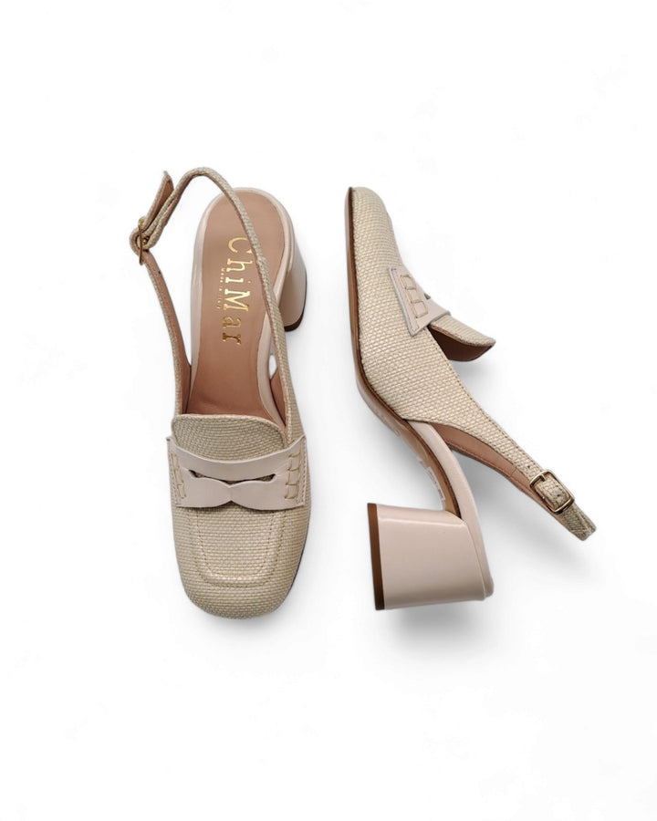 Slingback  Alessia Rafia Crema