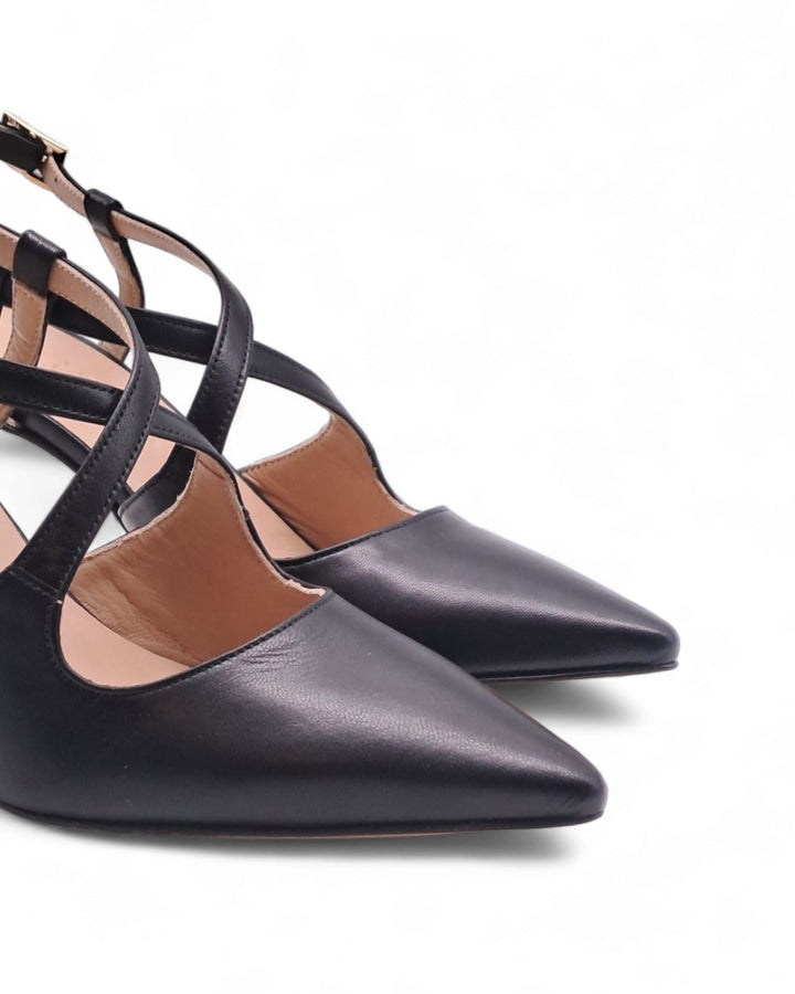 Claudia Nappa Black Slingback