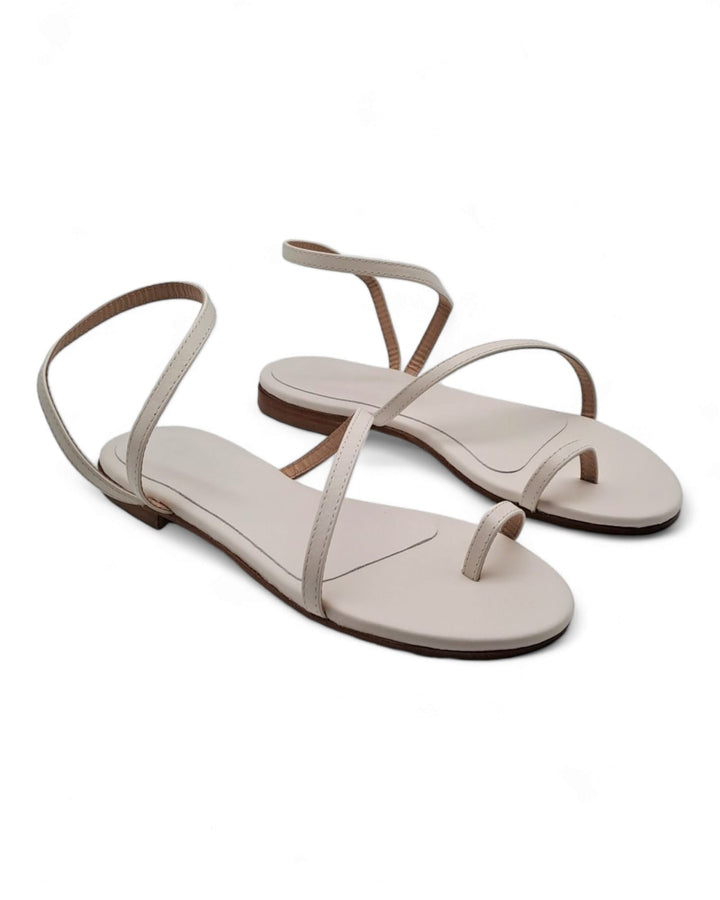 Sissi Cream Nappa Sandal