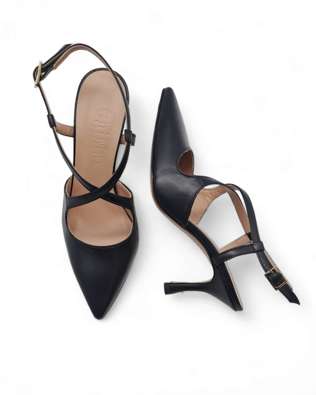 Slingback  Claudia   Nappa Nero