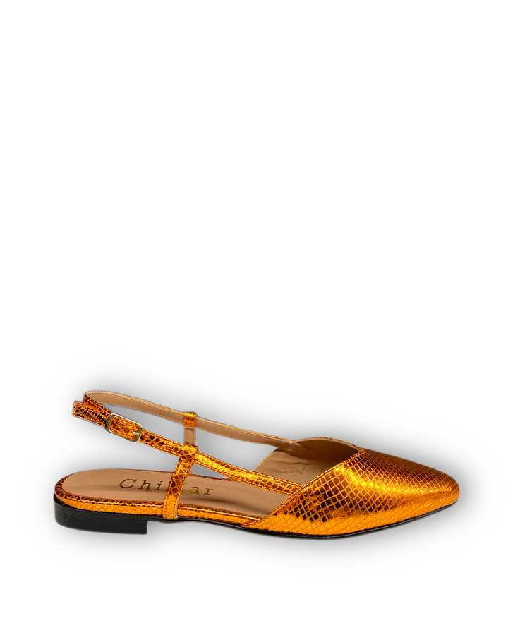 Slingback ChiMar Stampa/Arancio