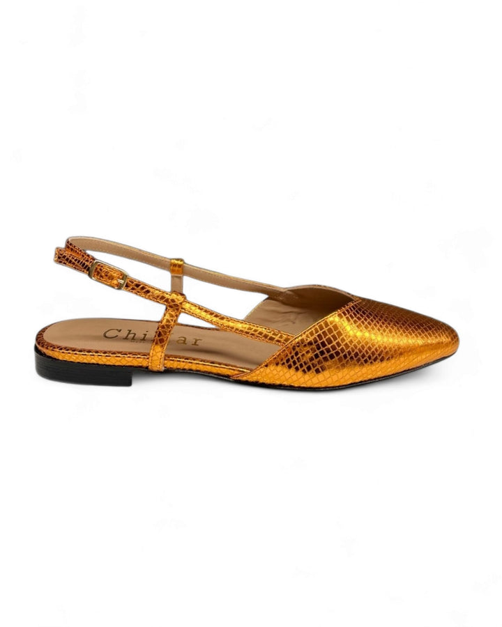 Slingback ChiMar Stampa/Arancio