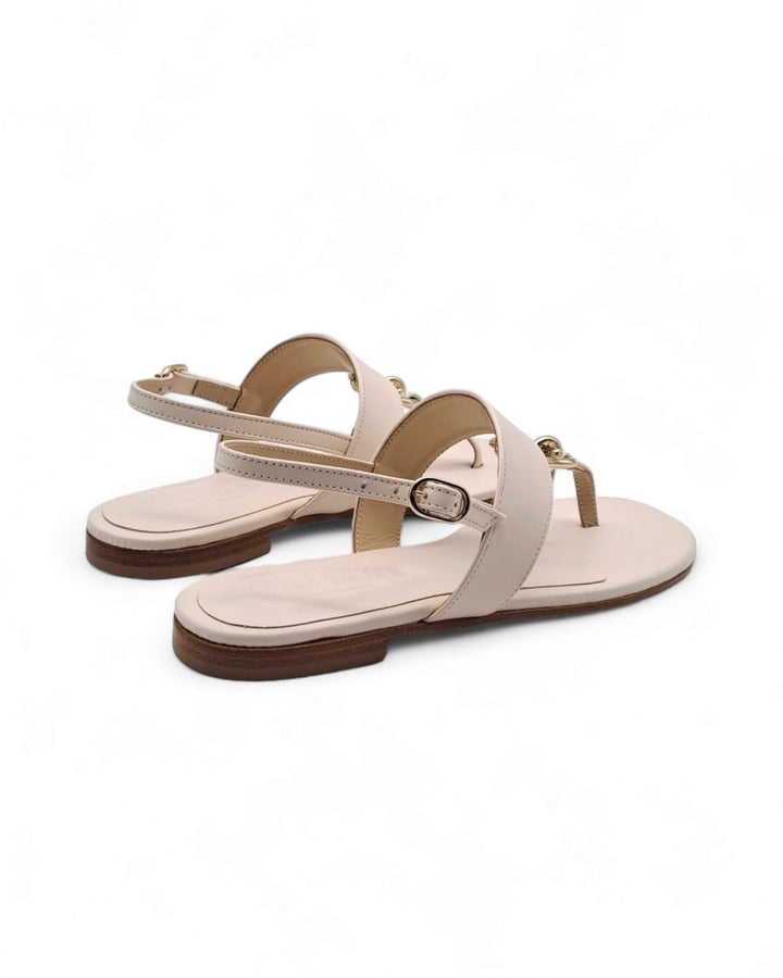 Ravello Cream Nappa Sandal