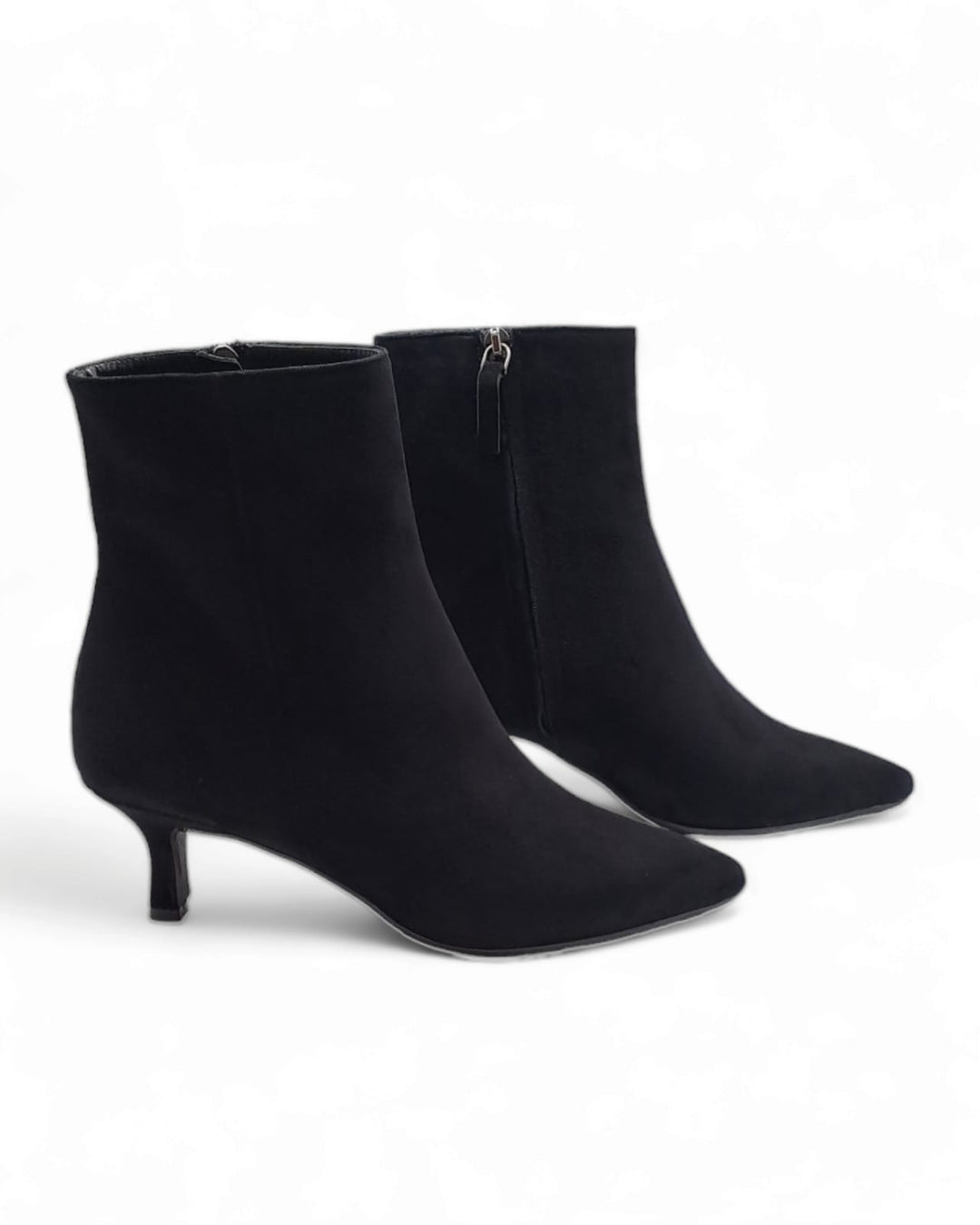 Ilenia Black Suede Ankle Boot