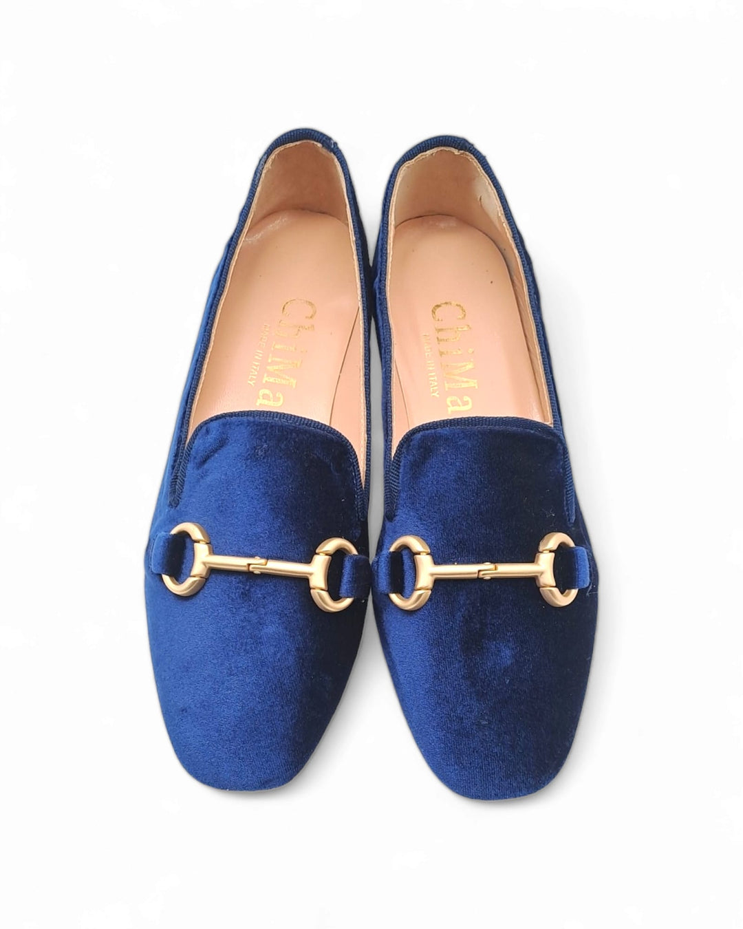 Blue Velvet Slipper Moccasin