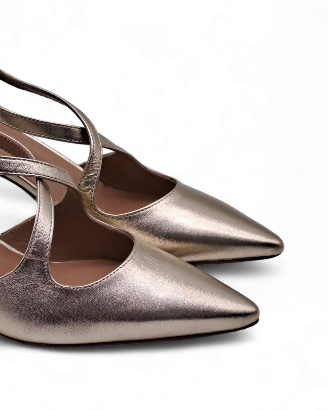 Sophia Slingback Platinum Laminate