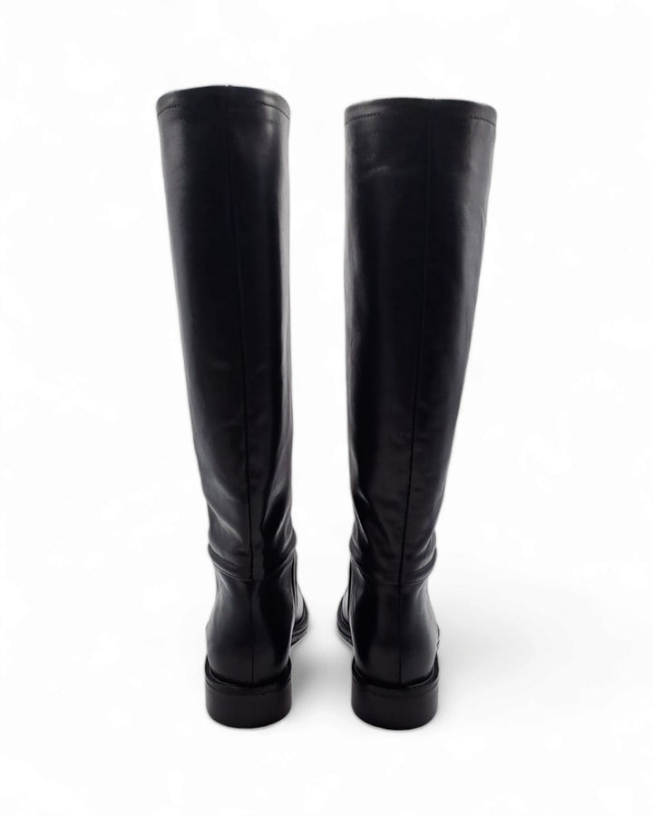 Black Nappa Riding Boots