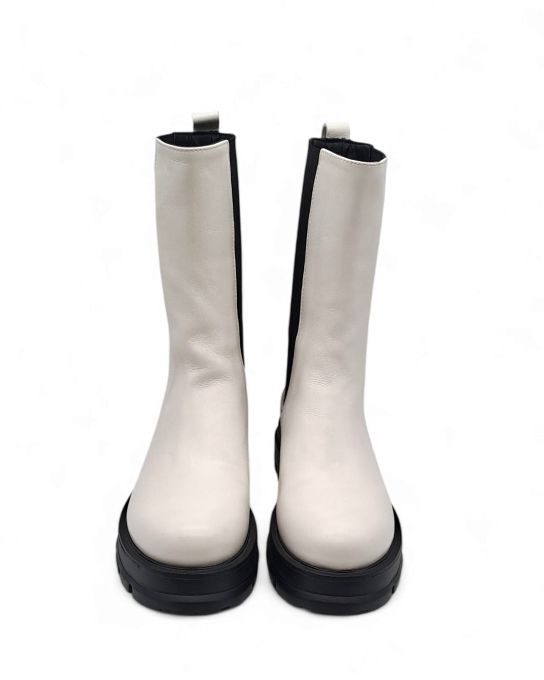 Combat Boots Vitello Milk