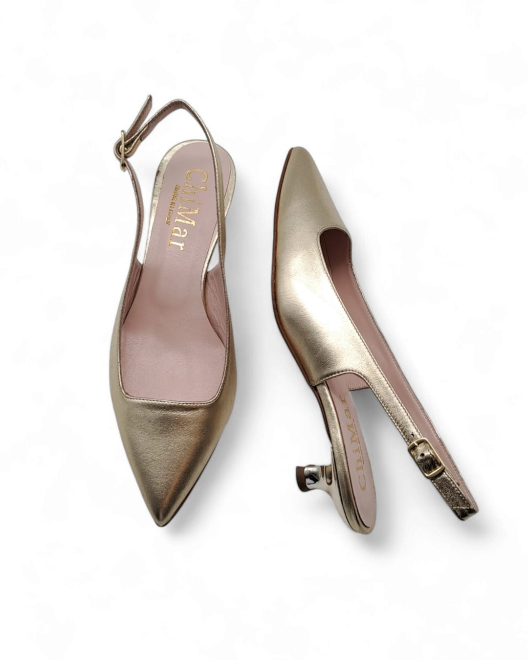 ChiMar Rafia Slingback Beige/Black