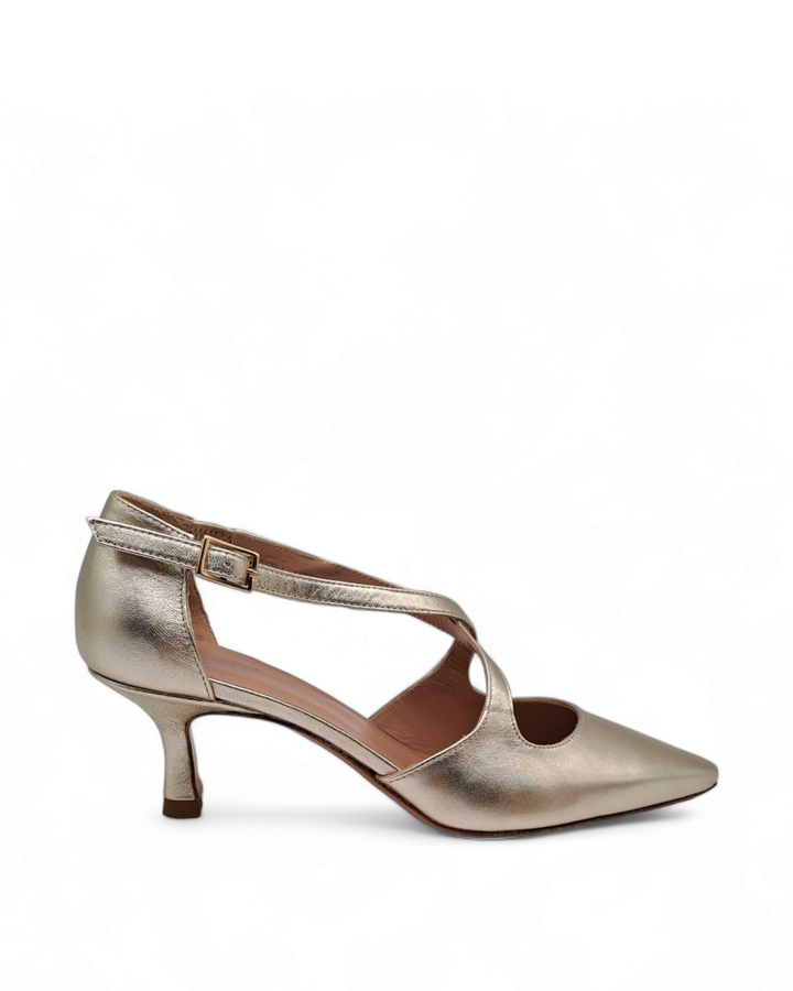 Slingback  Sophia  Laminato Platino