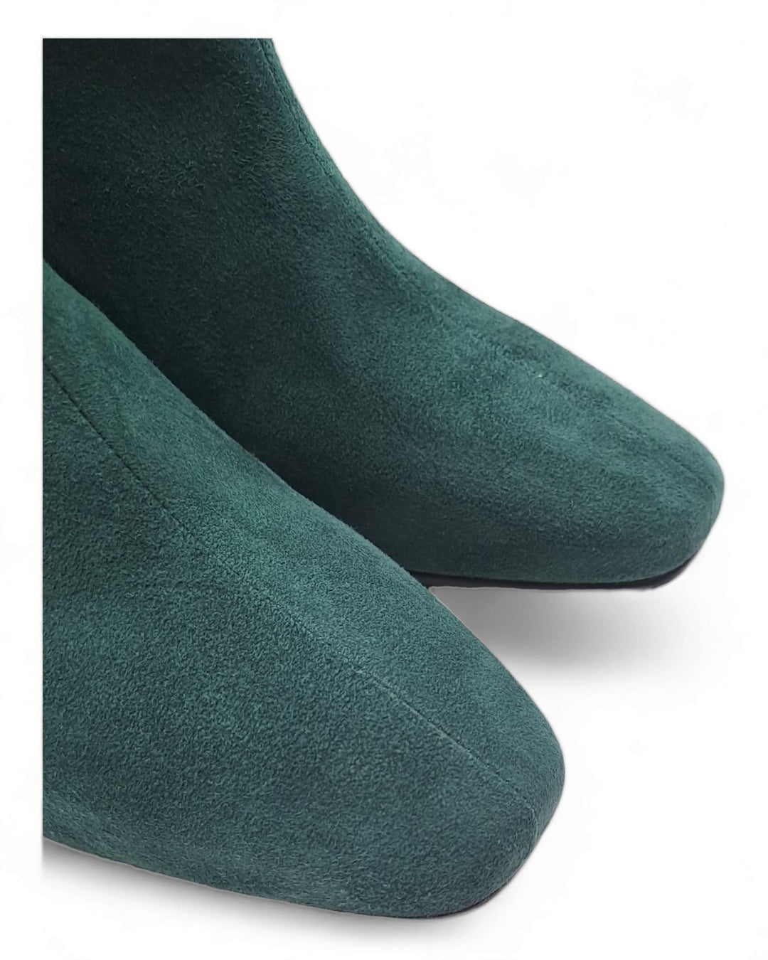 Silvana Ankle Boot in Green Suede