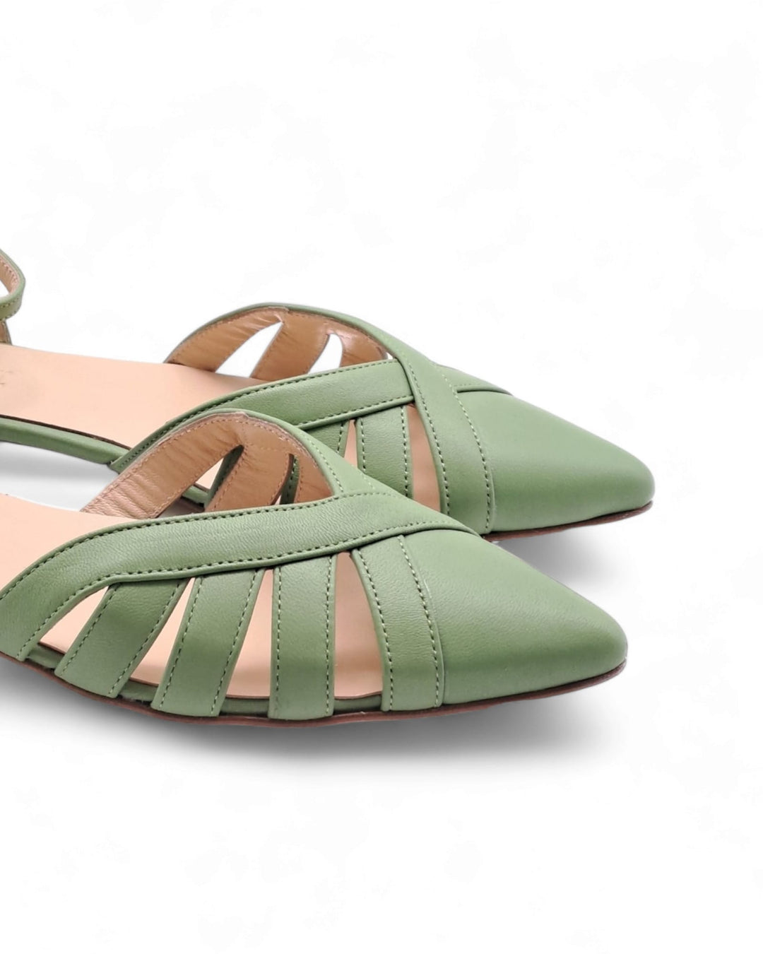 Slingback  Santen Nappa Menta