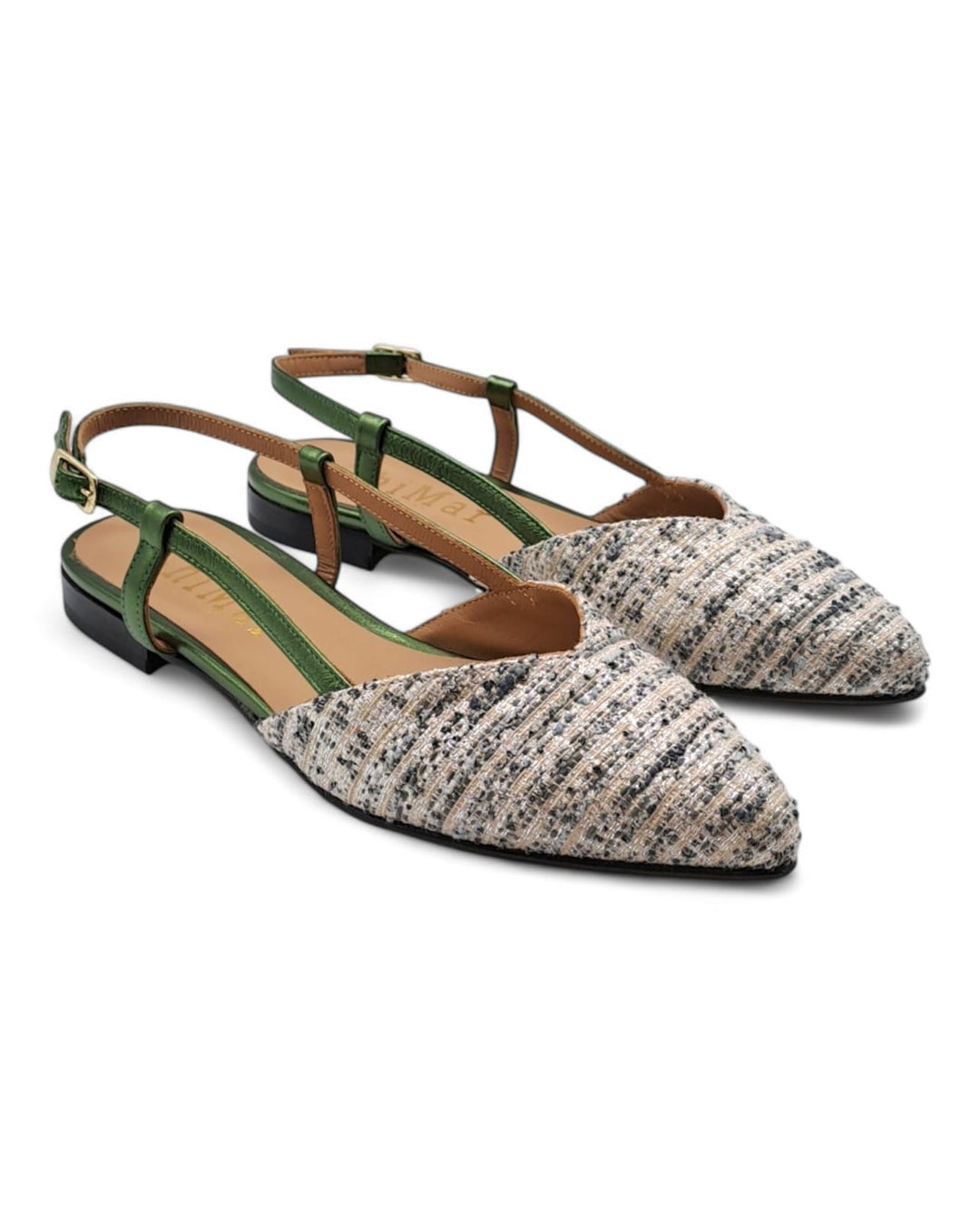 Slingback ChiMar Rafia  Verde