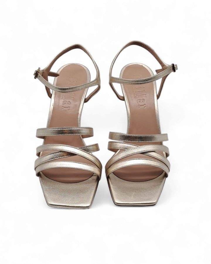 Darling Sandal T. 7.5 Platinum Laminate