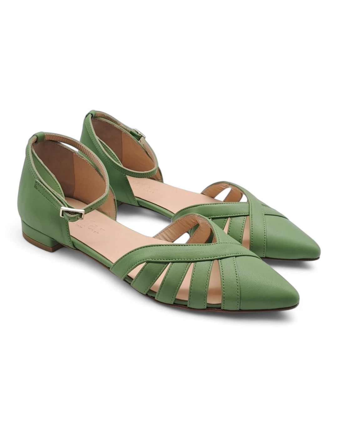 Slingback  Santen Nappa Menta