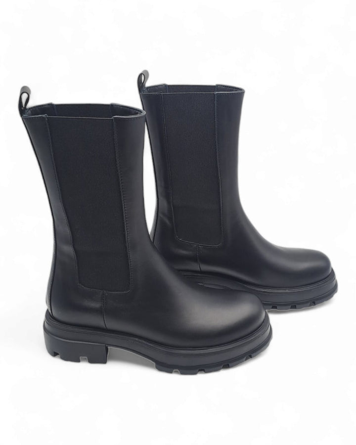 Combat Boots Vitello Nero