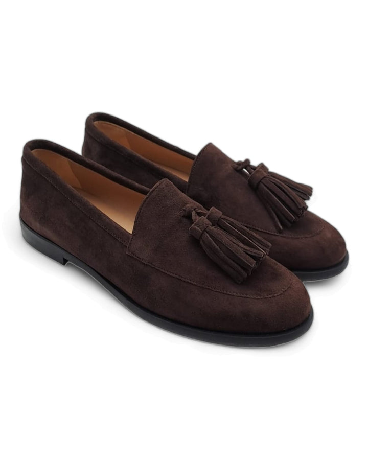 Manal Tassel Moccasin Suede TDM