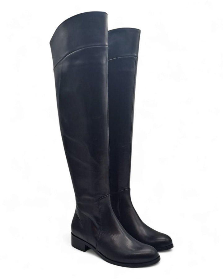 Martina Black Calf Boots