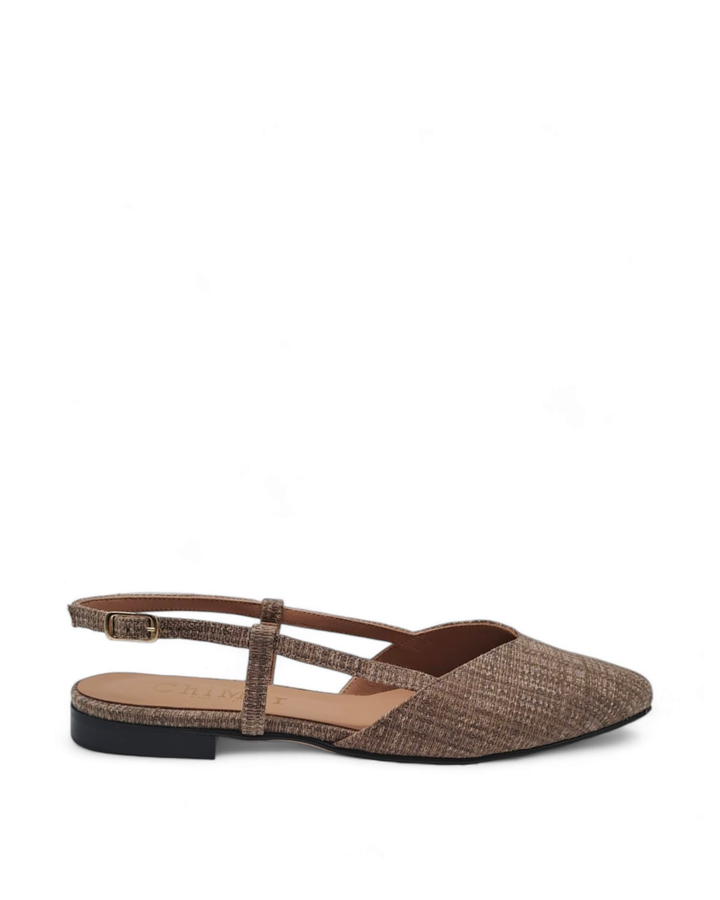 Slingback ChiMar Rafia Beige