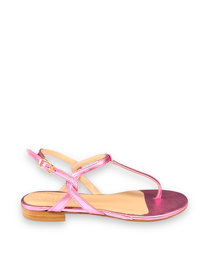 Pink Laminated PT Flip-Flops