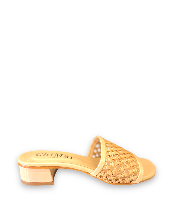 Beige Intreccio slipper