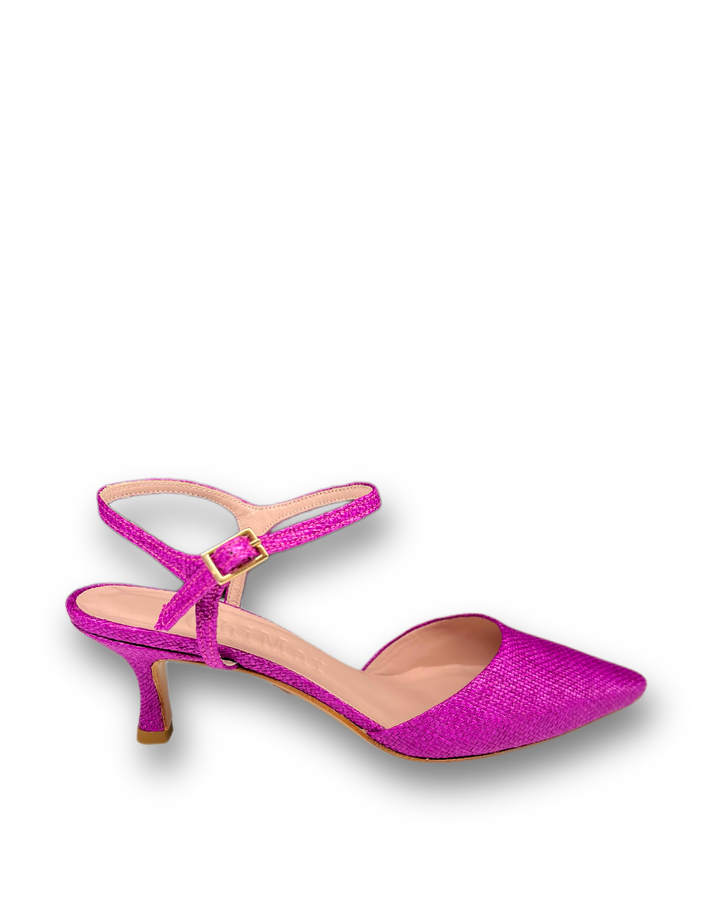 Slingback T5,5 Rafia Viola