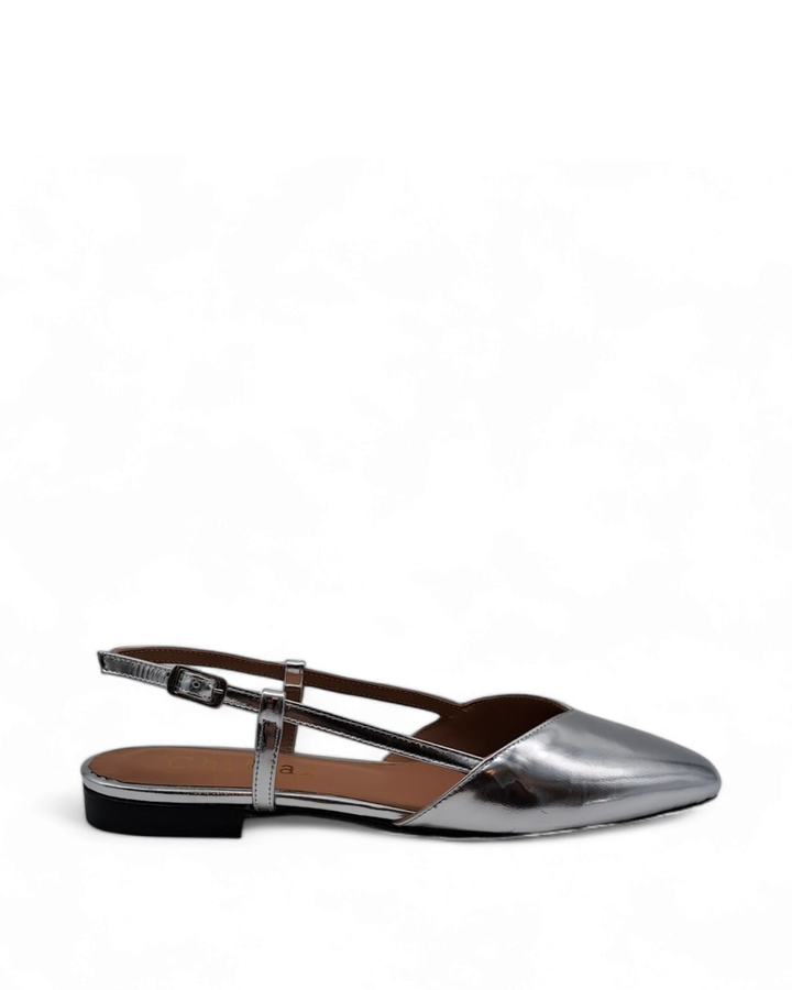 Slingback ChiMar Specchio Argento