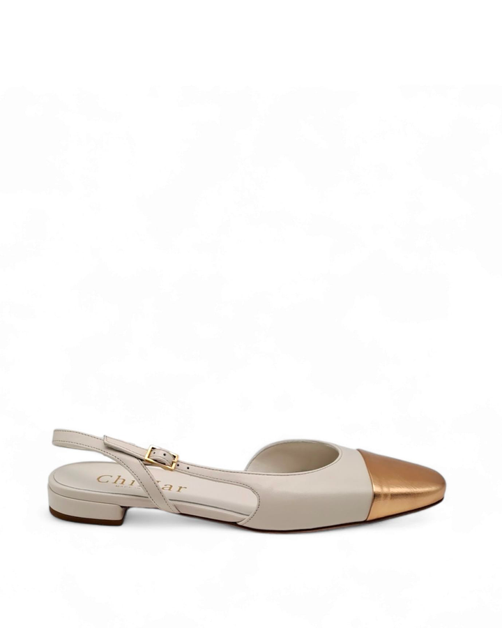 Slingback  Ginevra T. 2 cm  Milk / Mekong