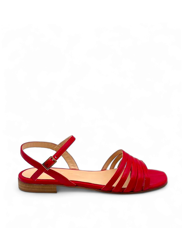 Sandy Nappa Sandal Red