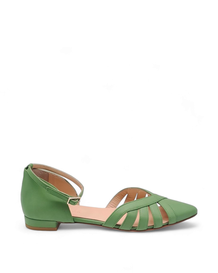 Slingback  Santen Nappa Menta