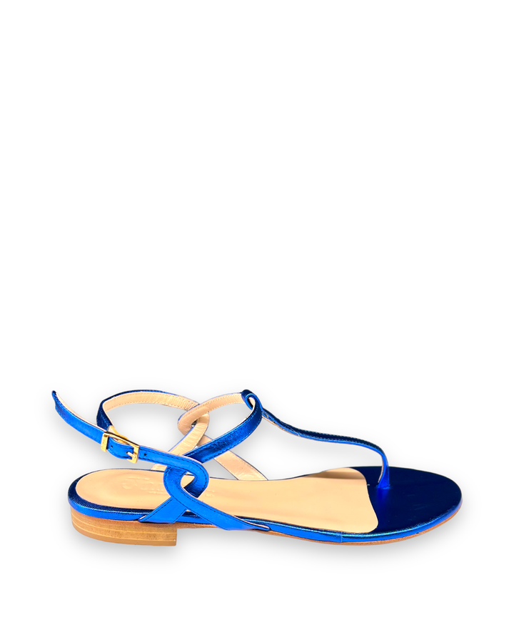 Bluette laminated PT flip flops