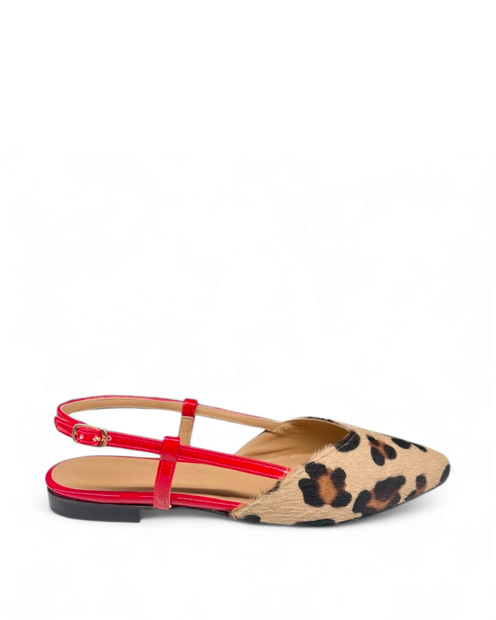 ChiMar Cavallino Somalia Slingback light/Red