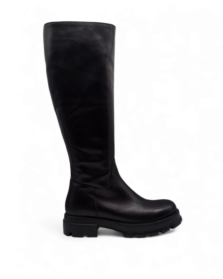 Martina Calf Boots Dark Brown